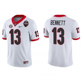 Stetson Bennett Georgia Bulldogs Nike College Football Playoff 2022 National Champions Game Jersey White