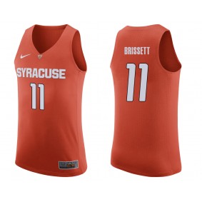 Oshae Brissett #11 Orange College Basketball Syracuse Orange Jersey