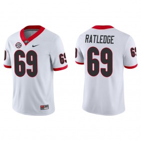 Tate Ratledge Georgia Bulldogs Nike Game College Football Jersey White