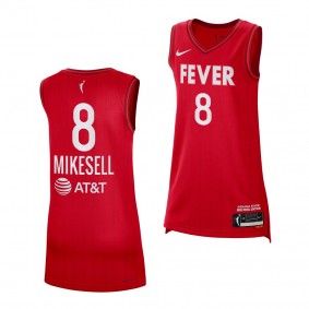 Taylor Mikesell #2 Indiana Fever Rebel Edition Red 2023 WNBA Draft Jersey Unisex