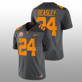 Tennessee Volunteers Aaron Beasley #24 Football Jersey Grey Smokey Grey Series