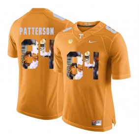 Tennessee Volunteers Cordarrelle Patterson #84 Orange With Portrait Print College Football Fashion Jersey