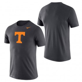 Tennessee Volunteers School Logo Legend Performance T-Shirt Anthracite