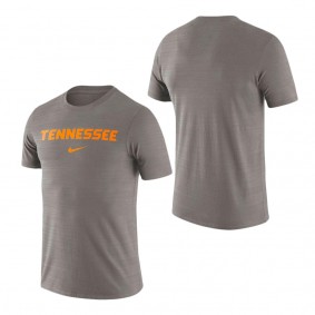 Tennessee Volunteers Team Issue Velocity Performance T-Shirt Heather Gray