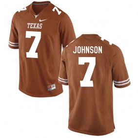 Texas Longhorns #7 Brunt Orange Football Marcus Johnson Jersey