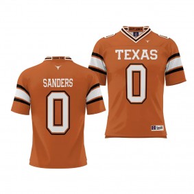 Texas Longhorns Ja'Tavion Sanders NIL Player Football Jersey Youth Orange