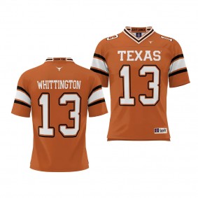 Jordan Whittington Texas Longhorns Orange NIL Player Football Youth Jersey