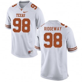 Texas Longhorns #98 White Football Hassan Ridgeway Jersey