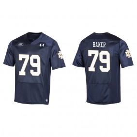 Tosh Baker Notre Dame Fighting Irish Replica College Football Jersey Navy