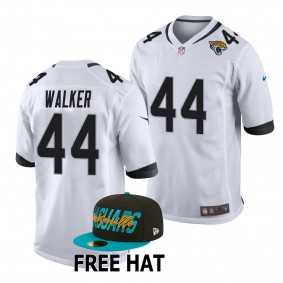 Travon Walker Jacksonville Jaguars 2022 NFL Draft White Men Game Jersey Georgia Bulldogs