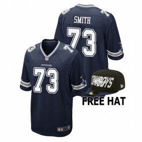 Tyler Smith Dallas Cowboys 2022 NFL Draft Navy Game Jersey Men