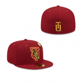 Tuskegee Golden Tigers HBCU Collection 59FIFTY Fitted Red Hat