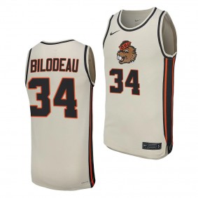 Oregon State Beavers Tyler Bilodeau College Basketball Replica uniform White #34 Jersey