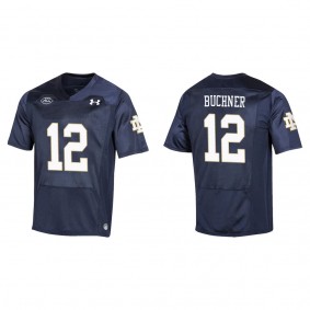 Tyler Buchner Notre Dame Fighting Irish Replica College Football Jersey Navy