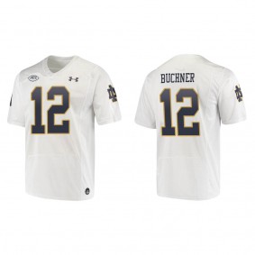 Tyler Buchner Notre Dame Fighting Irish Replica College Football Jersey White