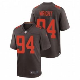 Alex Wright Cleveland Browns 2022 NFL Draft Brown Alternate Jersey Men