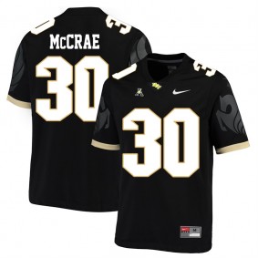 UCF Knights Football #30 Black College Greg McCrae Jersey