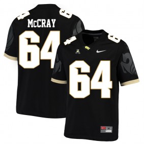 UCF Knights Football #64 Black College Justin McCray Jersey