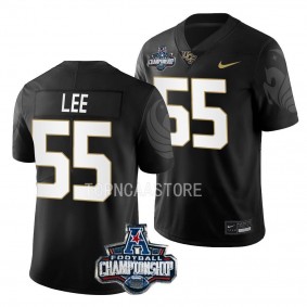 UCF Knights 2022 ACC Championship Matthew Lee #55 Black Men's Football Jersey