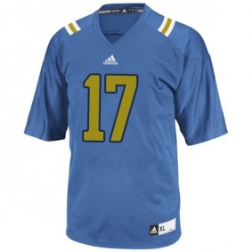 Male UCLA Bruins #17 Brett Hundley Blue Football Jersey