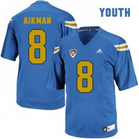 Youth UCLA Bruins #8 Troy Aikman Blue Football Jersey