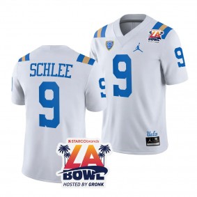 UCLA Bruins 2023 LA Bowl Collin Schlee #9 White Men's Football Jersey