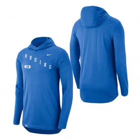 UCLA Bruins Nike Team Performance Long Sleeve Hoodie T-Shirt Blue