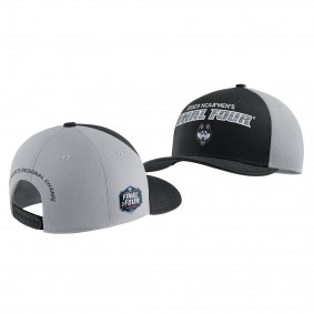 Uconn Huskies Black Gray 2023 NCAA March Madness Final Four Regional Champs Women's Basketball Adjustable Hat