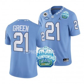 Elijah Green 2022 ACC Championship Blue College Football Jersey