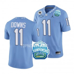 Josh Downs 2022 ACC Championship Blue College Football Jersey