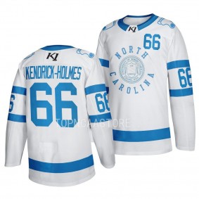 North Carolina Tar Heels Wills Kendrick-holmes 2023 Frozen Finley White #66 Stadium Series Jersey