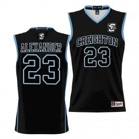 Creighton Bluejays Trey Alexander NIL Basketball Black Lightweight Jersey Unisex