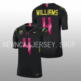 Bennett Williams Oregon Ducks Breast Cancer Awareness 2022-23 Black Unisex Jersey Alternate Limited