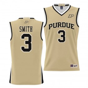 Purdue Boilermakers Braden Smith NIL Basketball Gold Lightweight Jersey Unisex