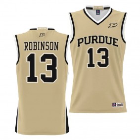 Purdue Boilermakers Glenn Robinson NIL Basketball Gold Lightweight Jersey Unisex