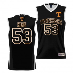 Tennessee Volunteers Bernard King NIL Basketball Black Lightweight Jersey Unisex