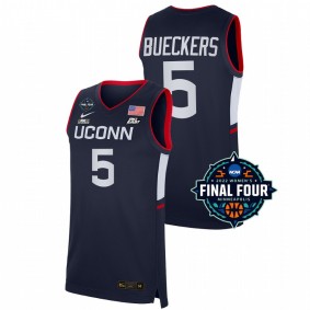 UConn Huskies Paige Bueckers 2022 March Madness Final Four Unisex Navy Jersey NCAA Women's Basketball