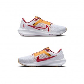 USC Trojans Nike Unisex Zoom Pegasus 40 Running Shoes White