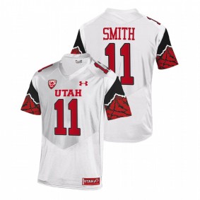 Utah Utes Alex Smith #11 NFL Alumni Jersey White College Football