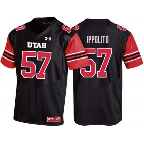 Utah Utes #57 Black College Football Cody Ippolito Jersey