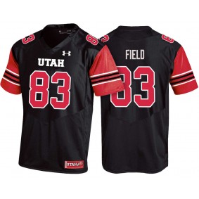 Utah Utes #83 Black College Football Jameson Field Jersey