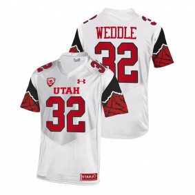 Utah Utes Eric Weddle #32 NFL Alumni Jersey White College Football