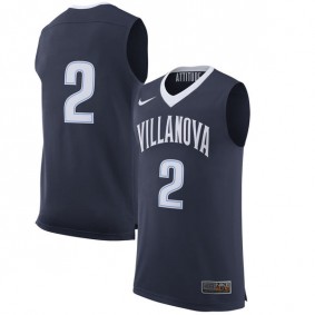 Male Villanova Wildcats #2 Navy Basketball Jersey