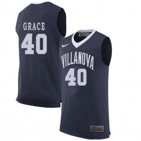 Denny Grace #40 Navy Blue College Basketball Villanova Wildcats Jersey