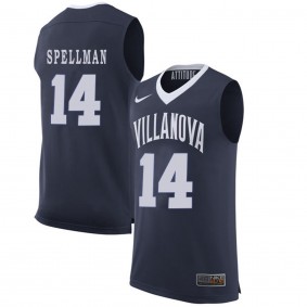 Omari Spellman #14 Navy Blue College Basketball Villanova Wildcats Jersey