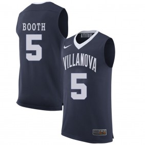 Phil Booth #5 Navy Blue College Basketball Villanova Wildcats Jersey