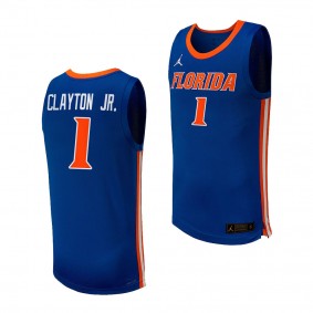 Florida Gators Walter Clayton Jr. College Basketball Replica uniform Royal #1 Jersey