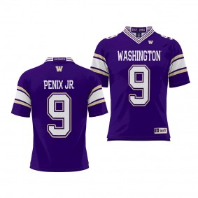 Michael Penix Jr. Washington Huskies NIL Player #9 Jersey Men's Purple Football Uniform