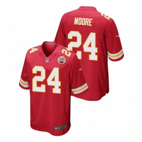 Skyy Moore Kansas City Chiefs 2022 NFL Draft Red Game Jersey Men