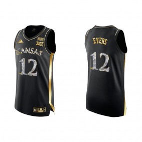 Wilder Evers Kansas Jayhawks Diamond Edition College Basketball Jersey Black